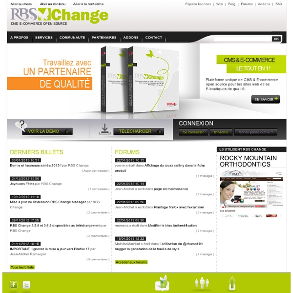CMS Open Source E-commerce RBS Change