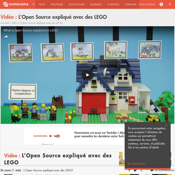 L'Open Source expliqué avec des LEGO