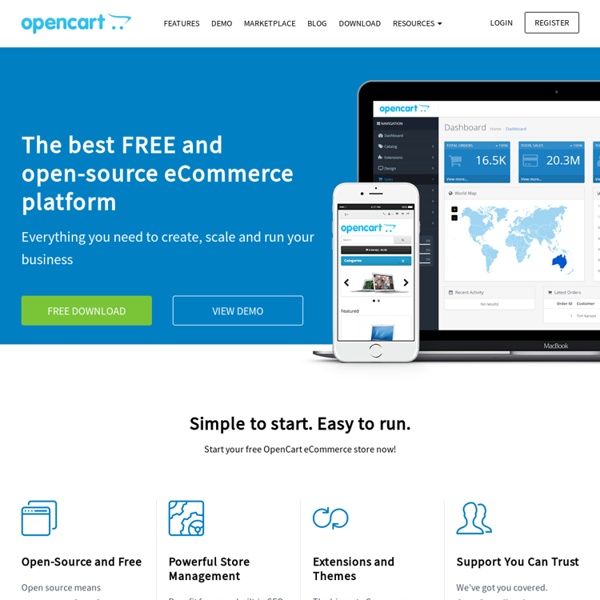 OpenCart - Open Source Shopping Cart Solution
