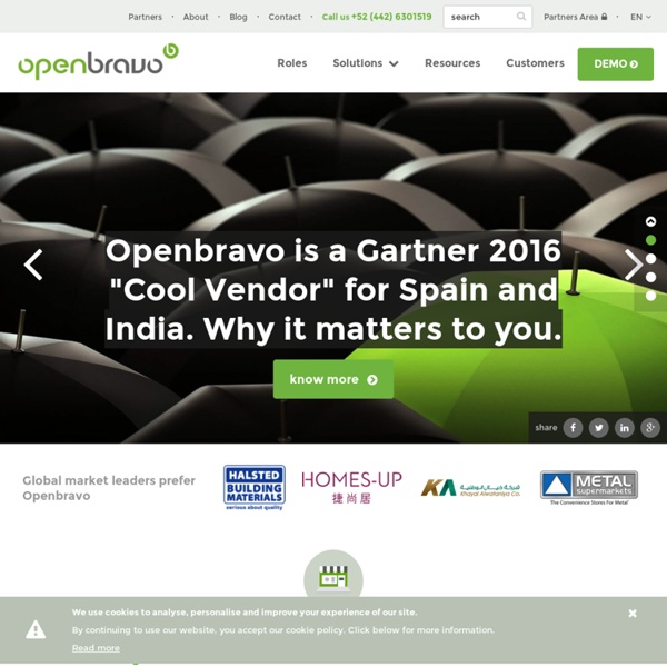 Openbravo : web-based, agile ERP (Enterprise Resource Planning) solution for SMB. Openbravo, the agile erp