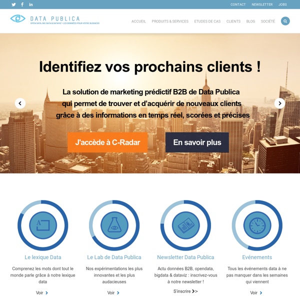 Data Publica, le portail français des données publiques et de l'open data