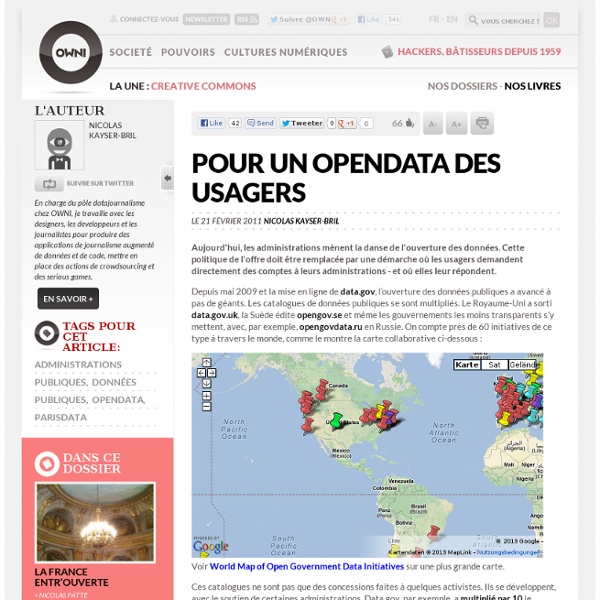 Pour un opendata des usagers » Article » OWNI, Digital Journalism