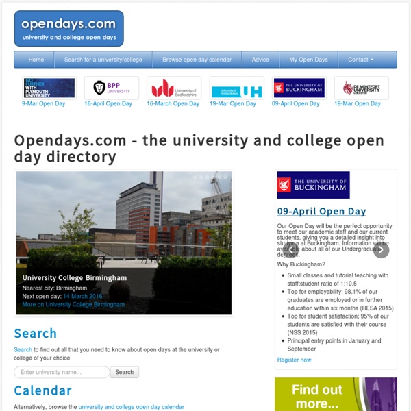 Opendays.com - university and college open days