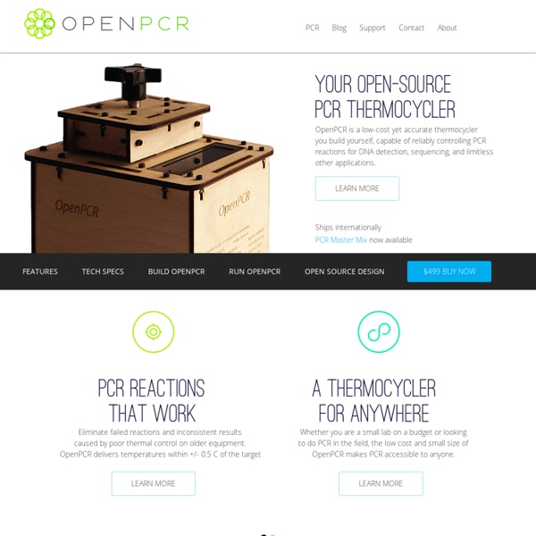 OpenPCR - Open source, hackable PCR machine