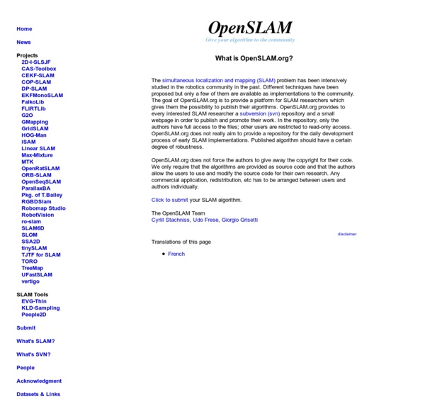 OpenSLAM.org