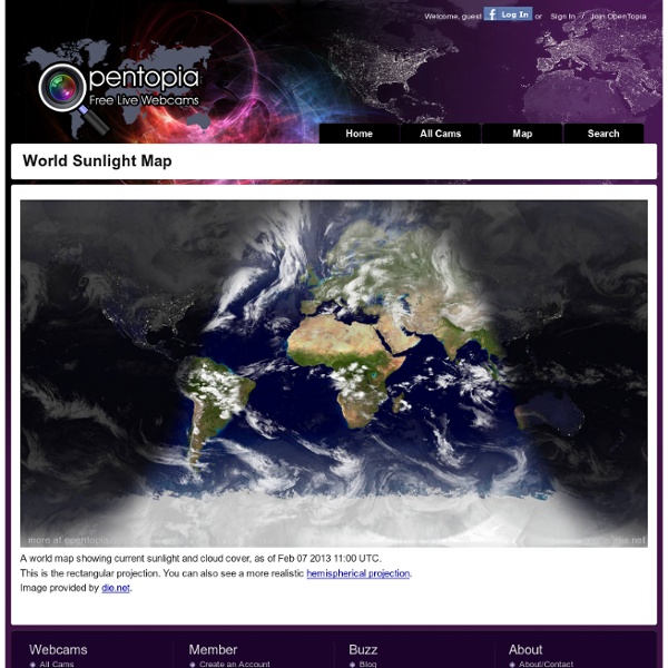 World Sunlight Map