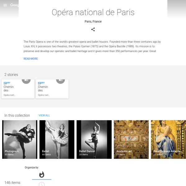 Opéra national de Paris — Google Arts & Culture