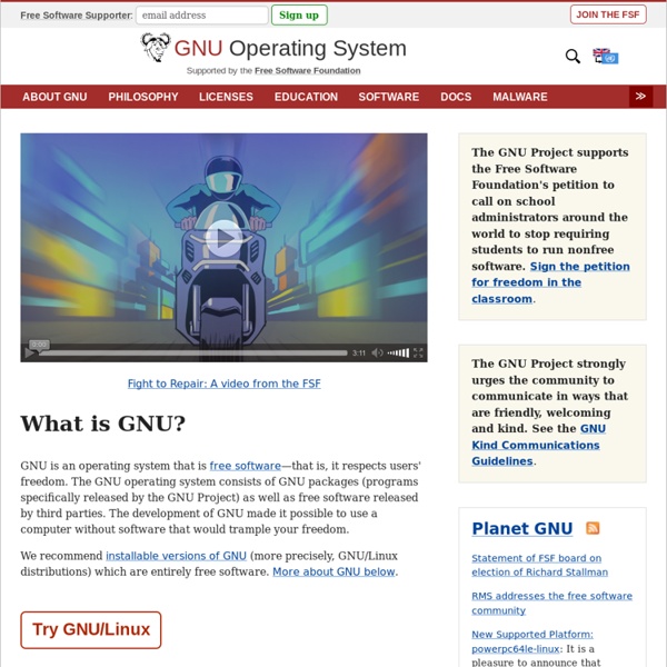 Het GNU Besturingssysteem