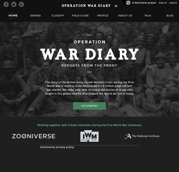 Operation War Diary