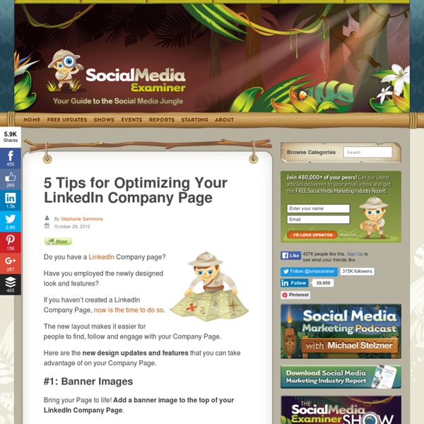 5 Tips for Optimizing Your LinkedIn Company Page
