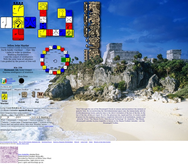 Mayan Oracle - Calendars Date Viewer, Dreamspell Audio