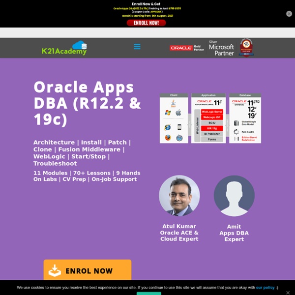 Oracle Apps DBA (R12.2) Online Training Online by Expert