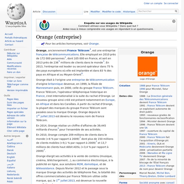 Orange (entreprise)
