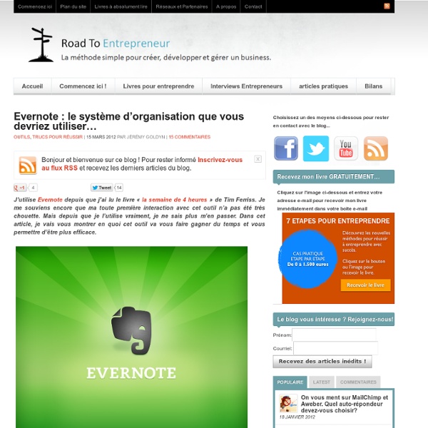 Evernote : le système d'organisation que vous devriez utiliser...