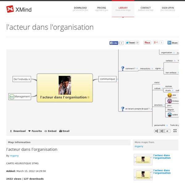 L'acteur dans l'organisation - mgarry