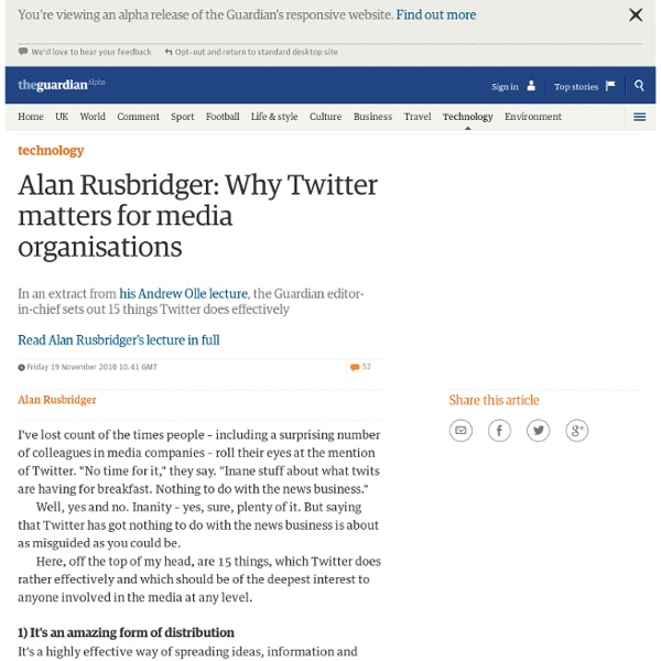 Why Twitter matters for media organisations