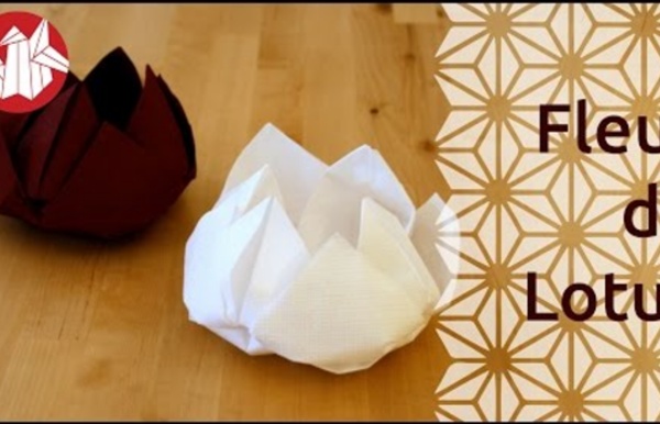 Origami - Fleur de lotus