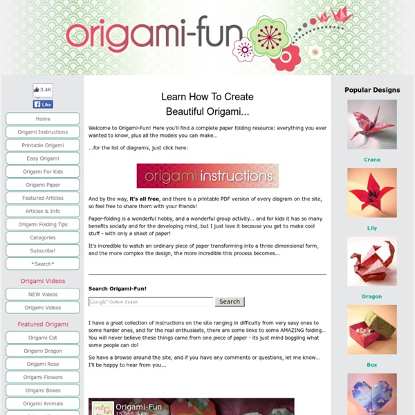 Origami That's Fun And Easy