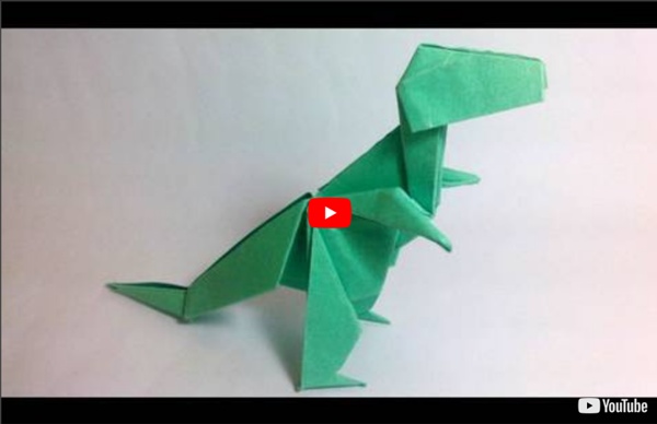 Origami Tyrannosaurus Rex (John Montroll)
