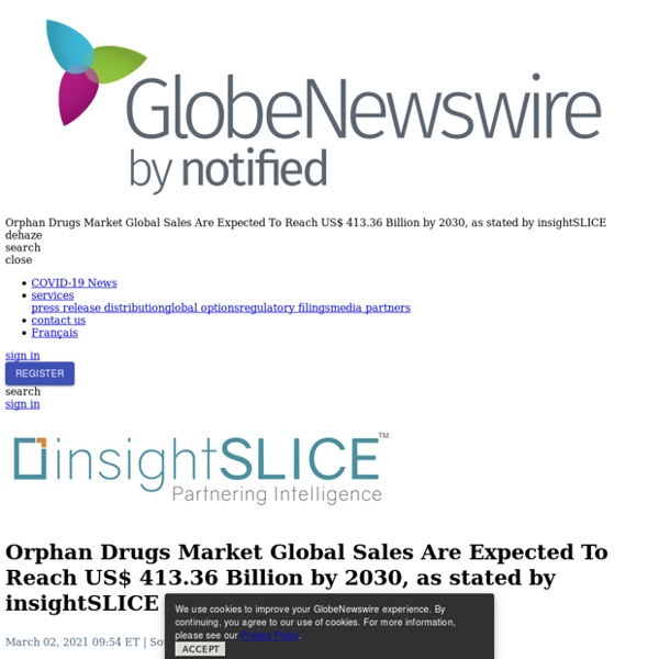 Orphan Drugs Market Global Sales Are Expected To Reach US$