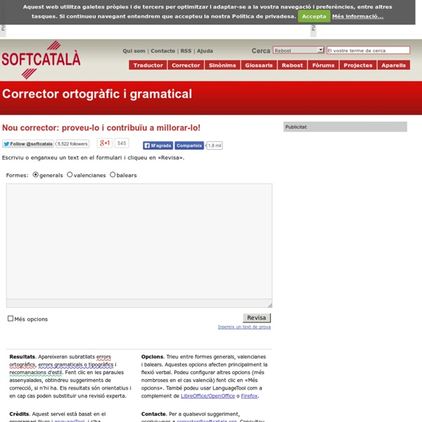 Corrector ortogràfic valencià