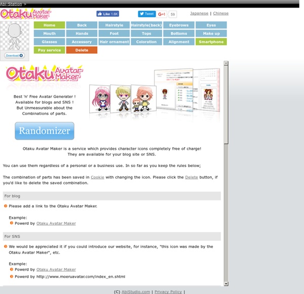 Otaku Avatar Maker : Free Avatar Generater!