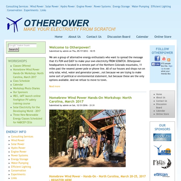 Welcome to OTHERPOWER.COM