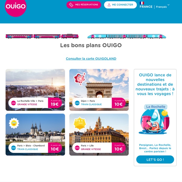 OUIGO par SNCF : TGV low cost à partir de 10 €