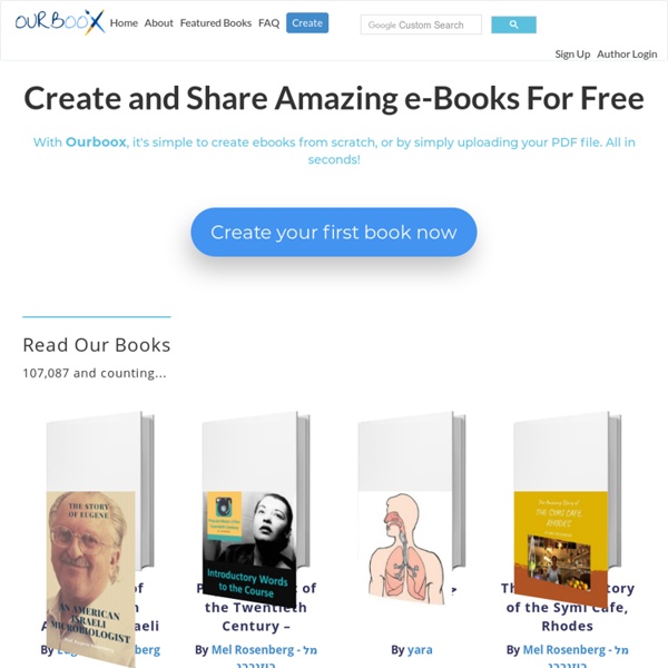 Create a Book - It's Simple, Free and Fun