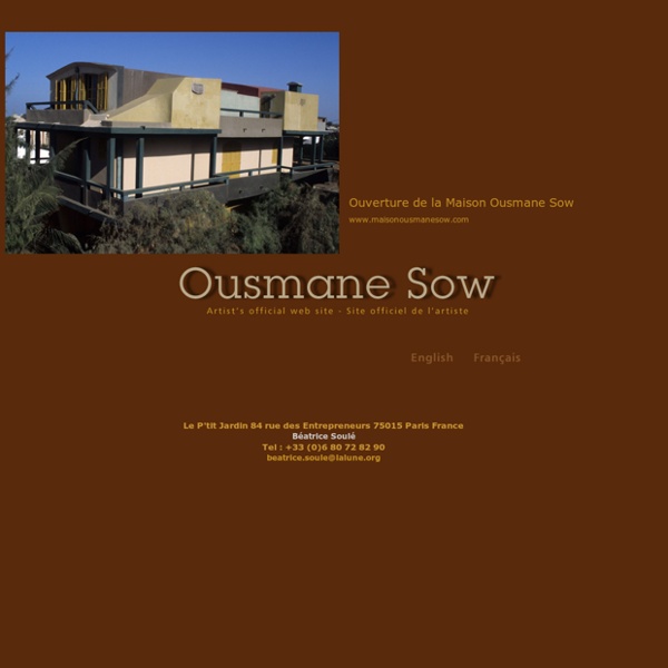 Ousmane Sow - Official web - Site officiel