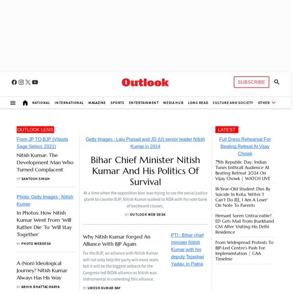 Outlookindia.com, more than just the news magazine from India