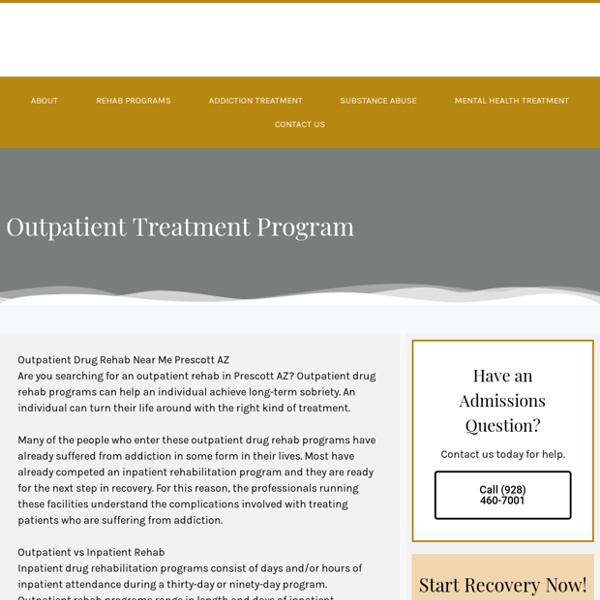 Outpatient Treatment Program