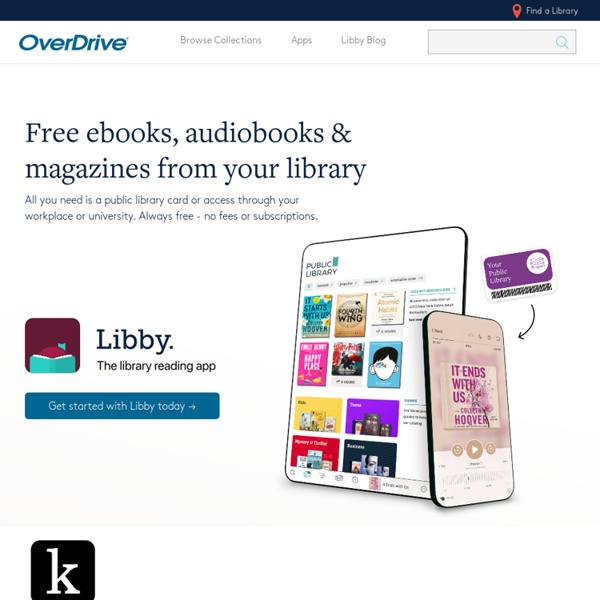 OverDrive: ebooks, audiobooks, and videos for libraries and schools