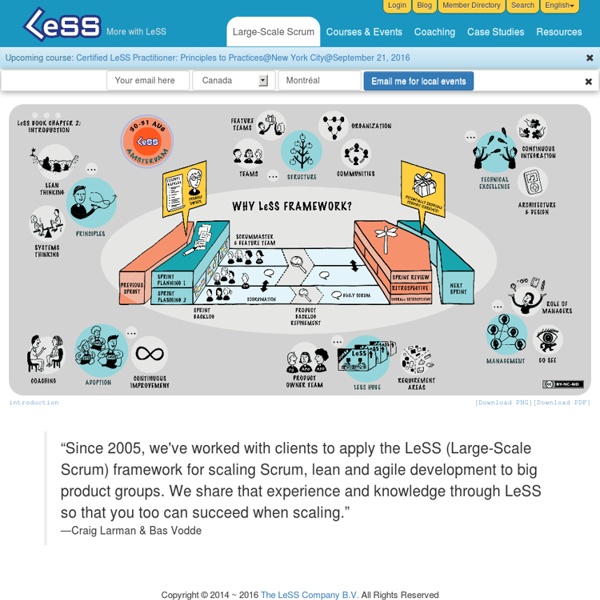 Overview - Large Scale Scrum (LeSS)