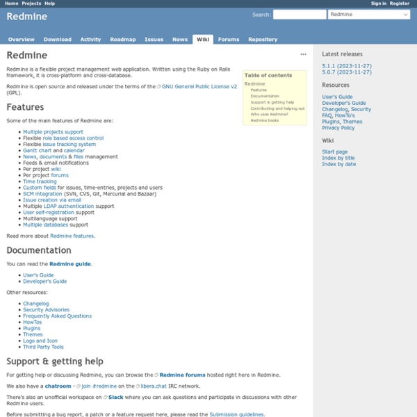 Overview - Redmine