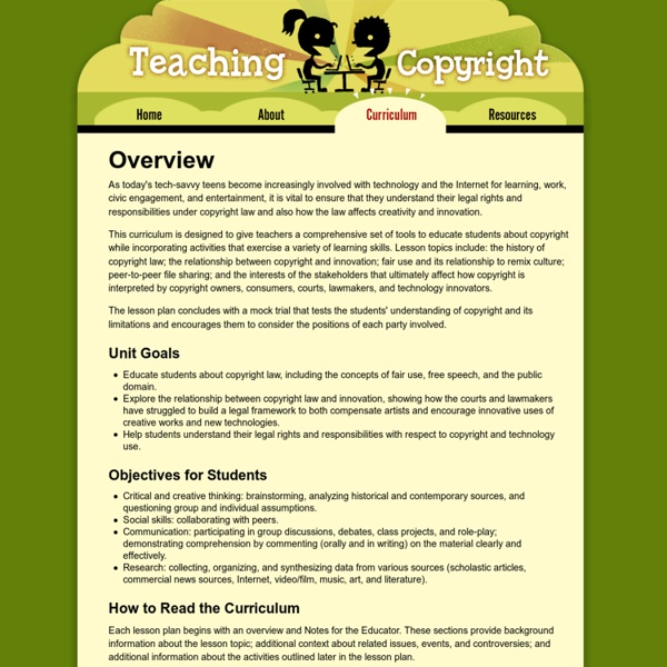 Teaching Copyright Pearltrees