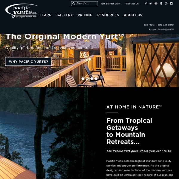 Pacific Yurts – Original Modern Yurt Manufacturer – Yurts for Sale