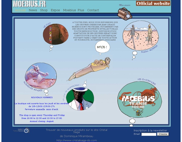 Moebius (site officiel)