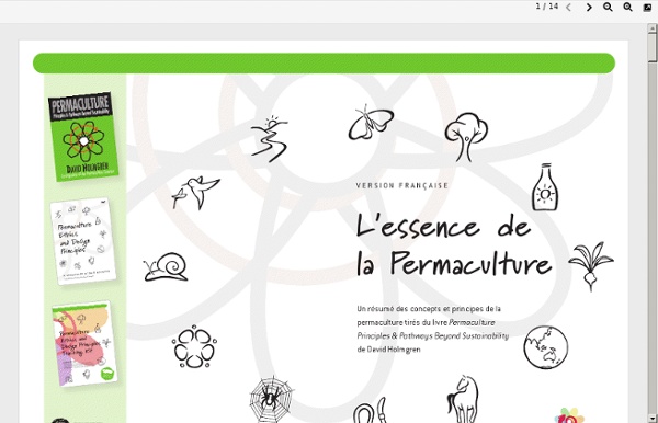 Lessence de la Permaculture - Version Française
