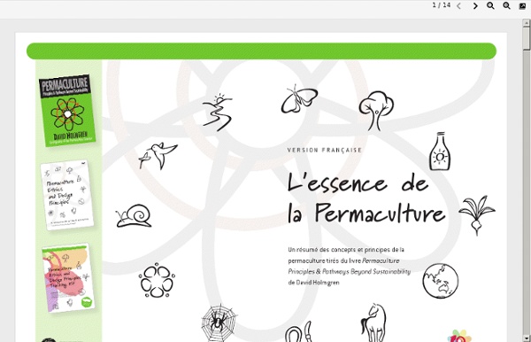 Lessence de la Permaculture - Version Française