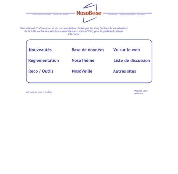 NosoBase : Page d'accueil
