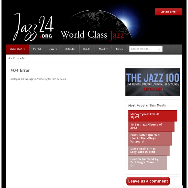 100 quintessential jazz songs