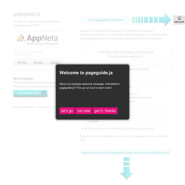 Pageguide by AppNeta