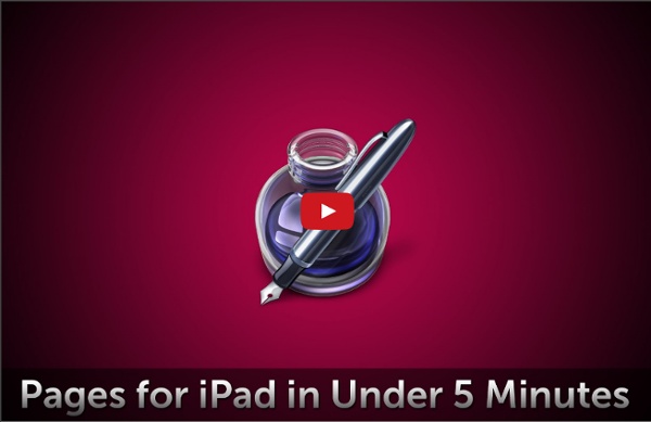Pages for iPad in 5 Minutes