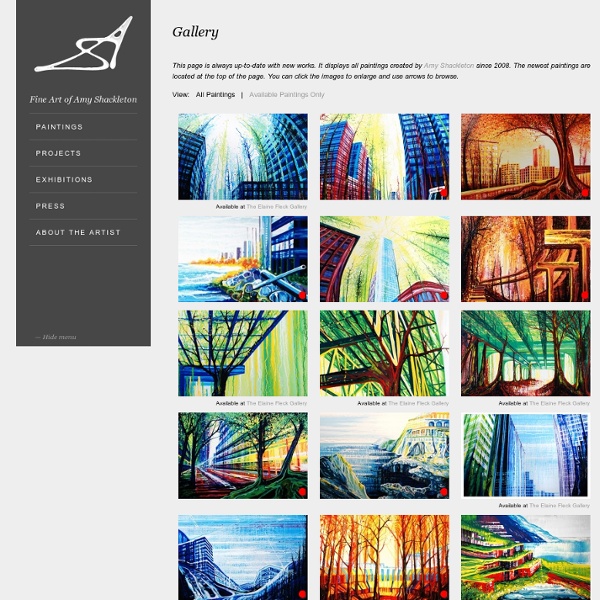 Gallery — Paintings 2008-2011 (newest at top). Click to enlarge and then use arrows to browse. – Aim Artistry