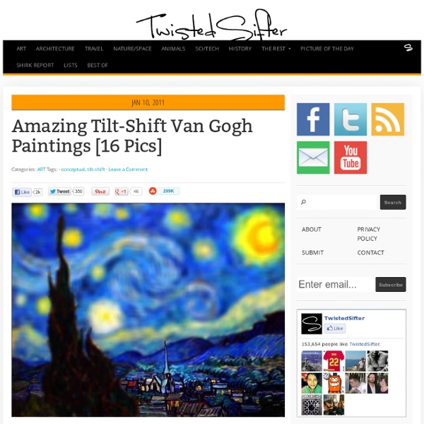 Amazing Tilt-Shift Van Gogh Paintings [16 Pics]