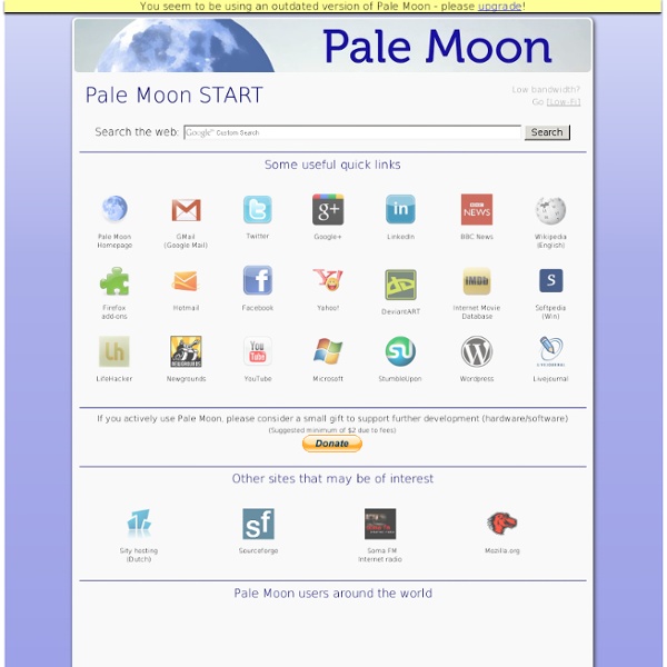 Pale Moon - Start