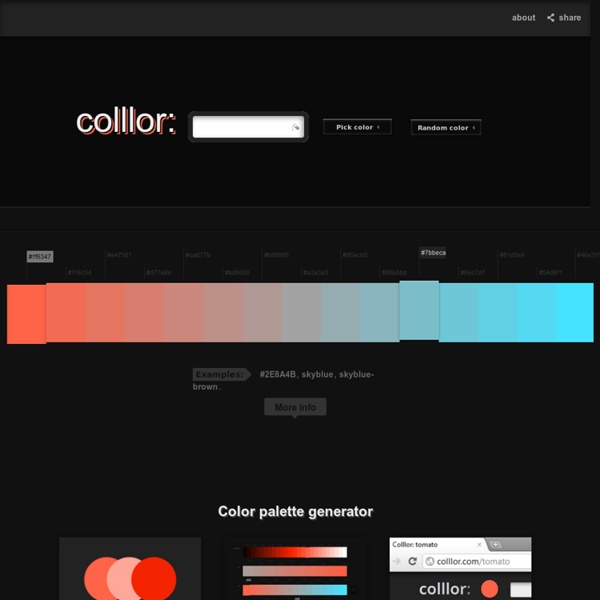 Color Palette Generator - Colllor