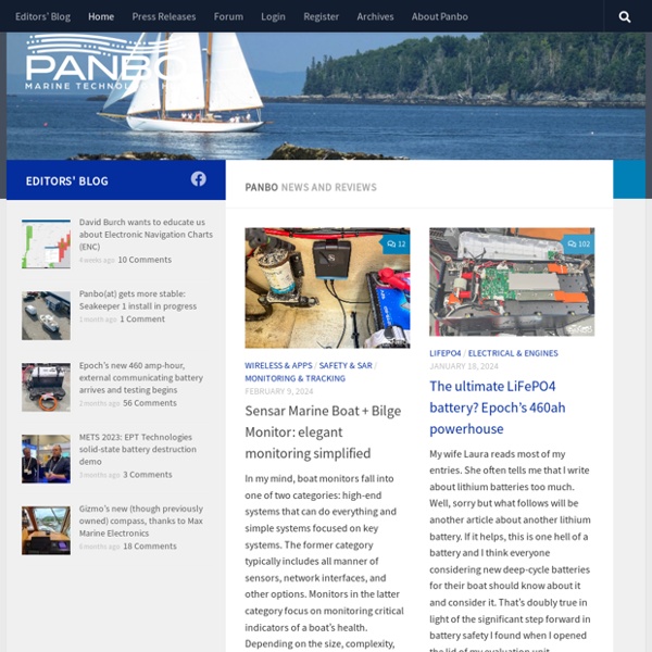 Panbo - The Marine Electronics Hub