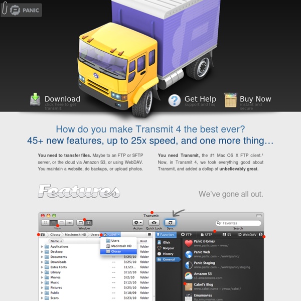 Transmit - The ultimate Mac OS X FTP + SFTP + S3 app